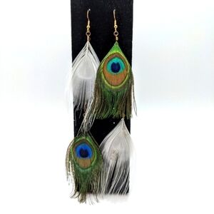 Handmade Cruelty-Free Shoulder Duster Earrings